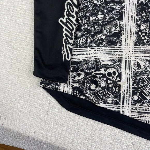 VTG Y2K Rare Troy Lee Designs AOP Graphic Print Jersey Dirt Bike Motocross Read* - Picture 5 of 16